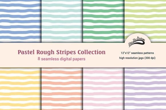 Download Striped Digital Paper Bundle Pack - Digital Collection