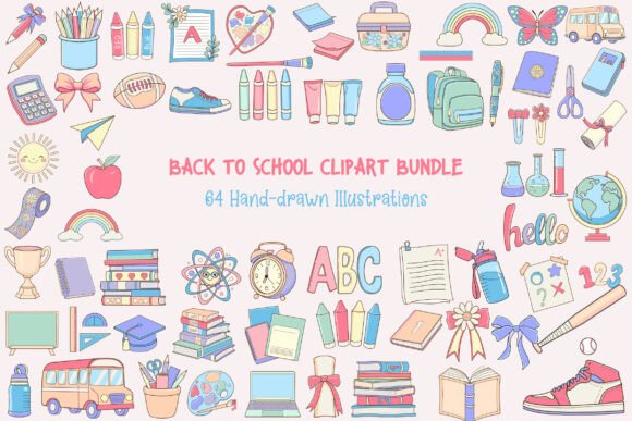 Download Back to School Clipart Bundle - Premium Resources