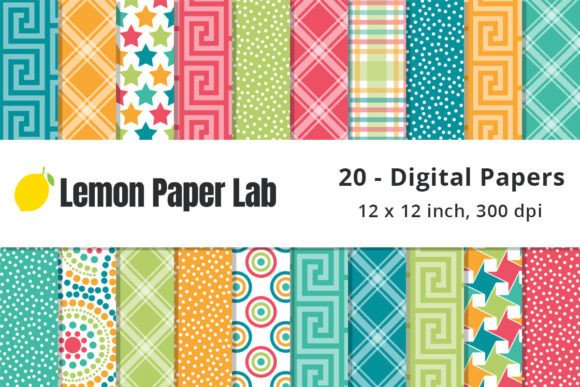 Download Tropical Digital Scrapbook Paper - Digital Collection