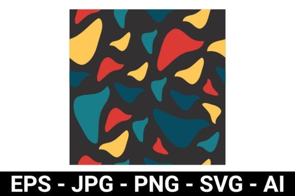 Download Colorful Abstract Shape Seamless Pattern - Premium Resources