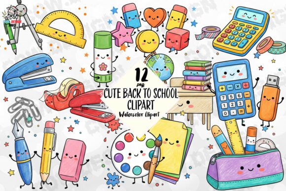 Download Cute Back to School Clipart PNG - Premium Resources