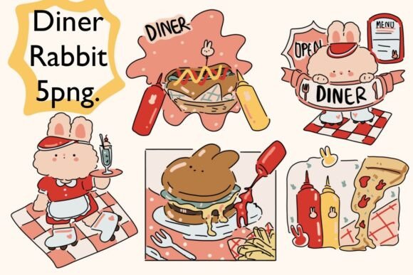 Download Bunny Diner Rabbit - Diner Collection