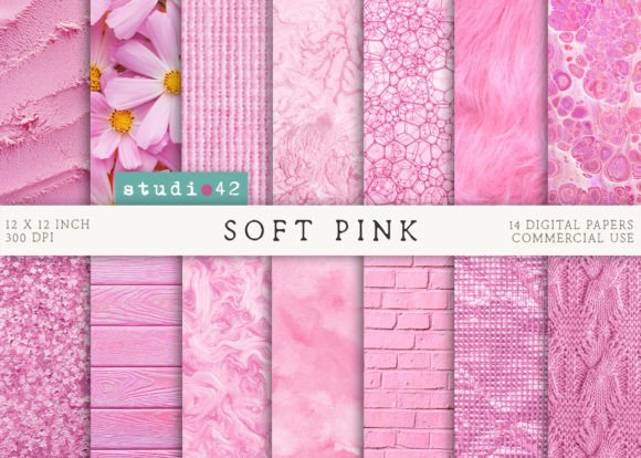 Download Rose Pink Digital Papers - Digital Collection