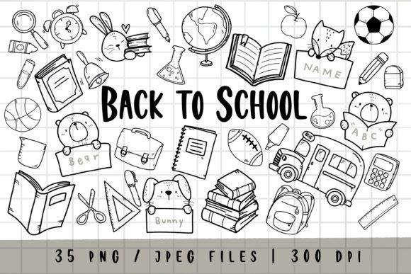 Download Back to School Clipart , Stationery PNG - Back to school clipart Collection
