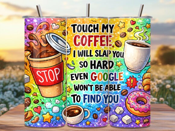 Download Funny Coffee Quote PNG Tumbler Wrap - Coffee Collection