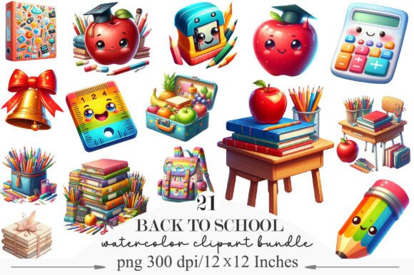 Download Back to School Clipart Bundle - Premium Resources