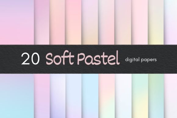 Download Soft Pastel Digital Paper - Digital Collection
