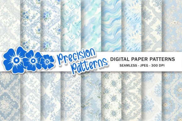 Download Harmony Basic Pastel Blue Digital Patter - Digital Collection