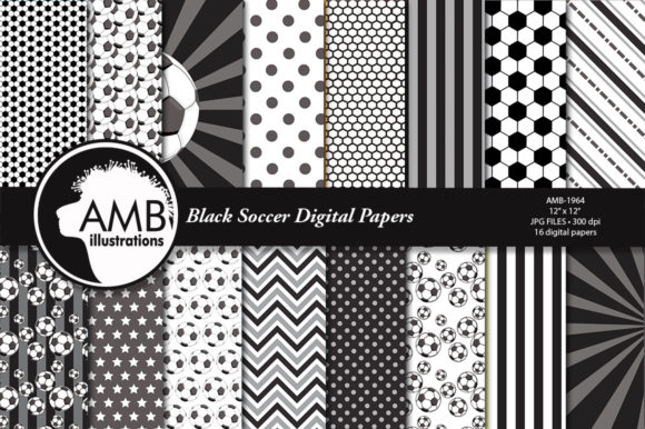 Download Black Soccer Digital Papers&nbsp; - Digital Collection