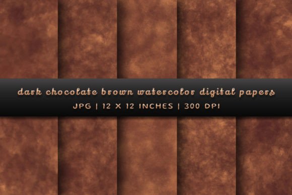Download Dark Chocolate Brown Digital Papers - Digital Collection