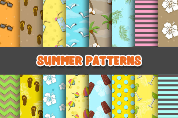 Download Summer Digital Papers Patterns - Digital Collection