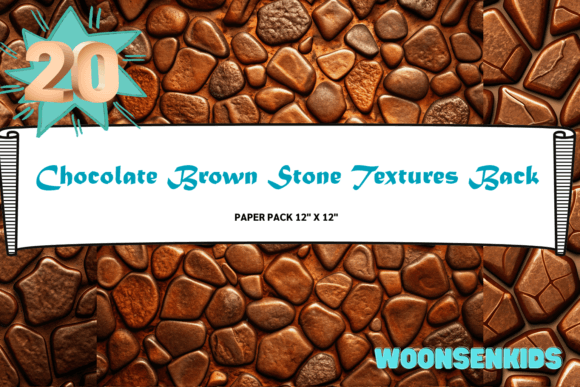 Download Beautiful Chocolate Brown Stone Textures Background Watercolor Png Kdp Digital Paper - Digital Collection