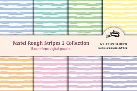 Download Striped Digital Paper Bundle Pack - Digital Collection